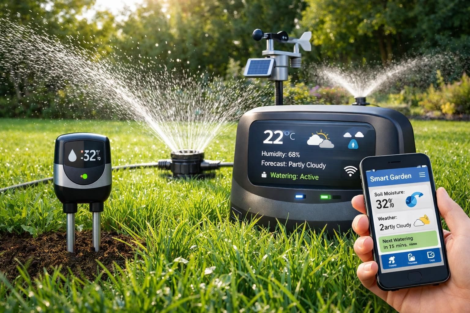 Automating your garden (smart sprinklers etc.) 2 discover how to automate your garden with smart sprinklers and advanced irrigation systems for efficient, hassle-free watering.