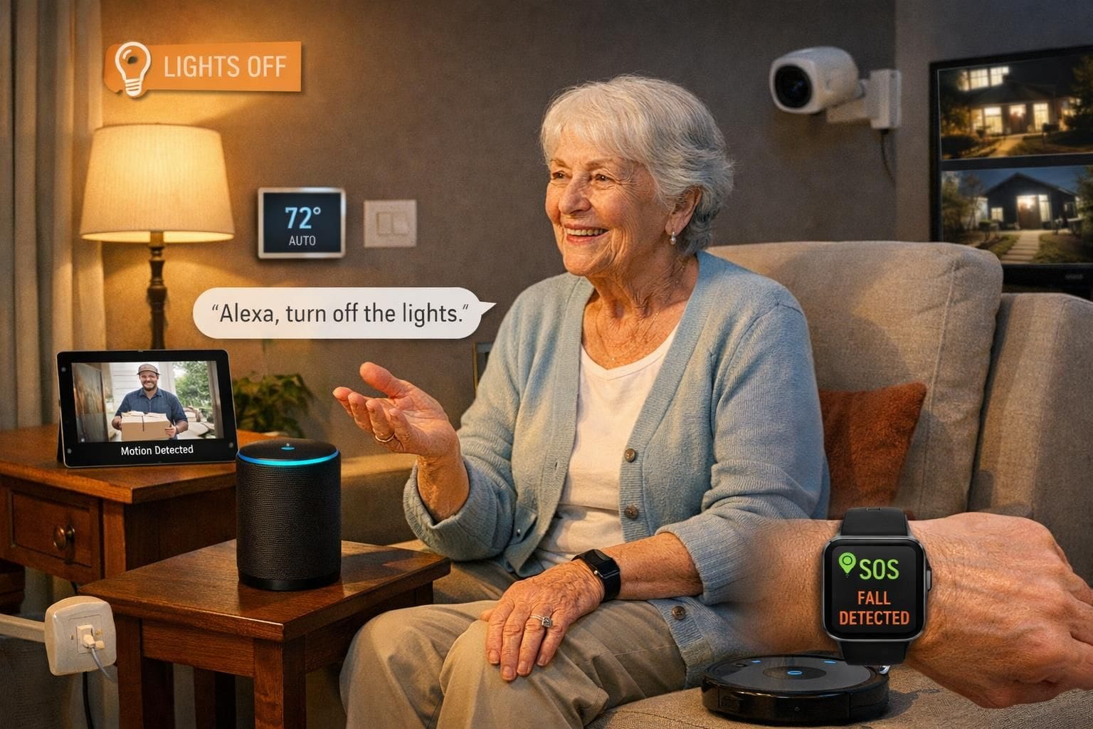 discover how voice control technology enhances safety and convenience for the elderly in smart homes, providing easy and secure living solutions.