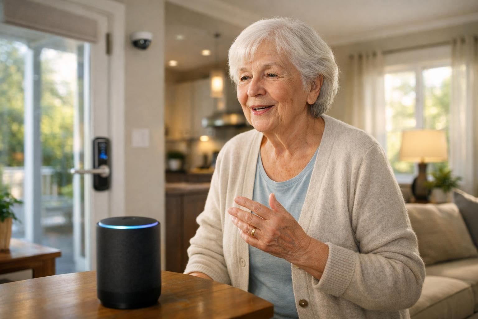 discover how voice control technology enhances safety for the elderly in smart homes, providing easy and secure management of home devices for independent living.