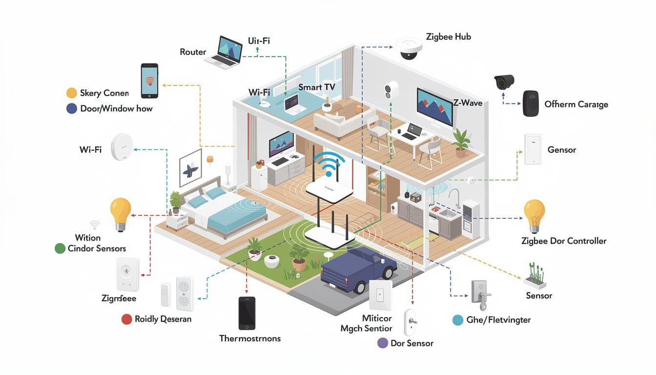 explore the key differences between zigbee, z-wave, and wi-fi to determine which wireless technology is best for your smart home needs. compare features, range, security, and compatibility in this comprehensive guide.